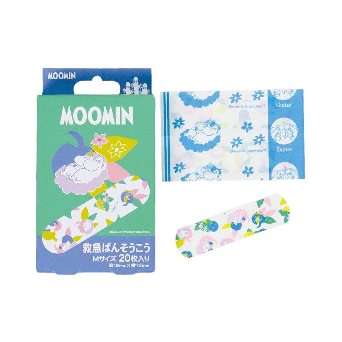 Adhesive bandage [20 pieces] (Moomins)