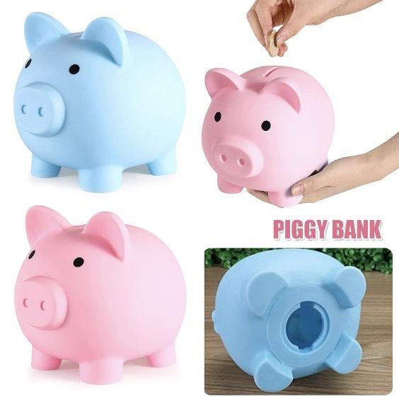 Blue Small Piggy Bank Piggy Bank Piggy Bank Change New Year Saving Money