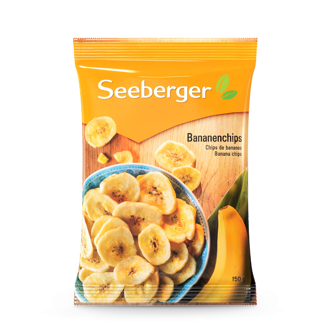 德國SEEBERGER Banana Chips 香蕉脆片 150g #58274019