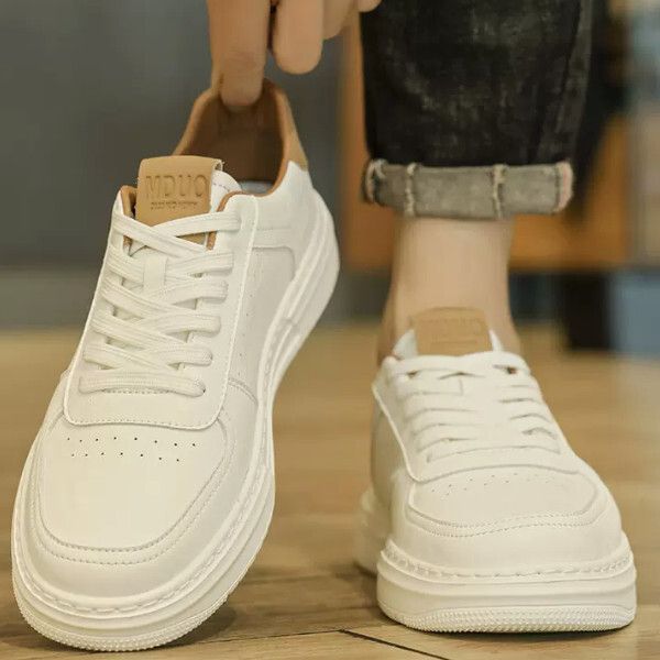 休閒平板鞋【米棕】尺碼【39碼-44碼】【下單後聯絡客服確認發貨尺碼】#F004008632