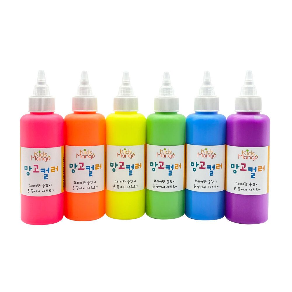 Kids Mango Mango Color 立體兒童手指幻彩6色套装