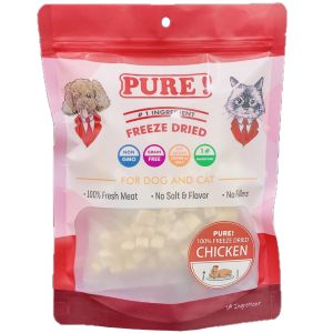 100%凍乾純雞肉粒 100克  