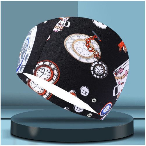 男士氨綸布泳帽（黑色TP06）#H324003020