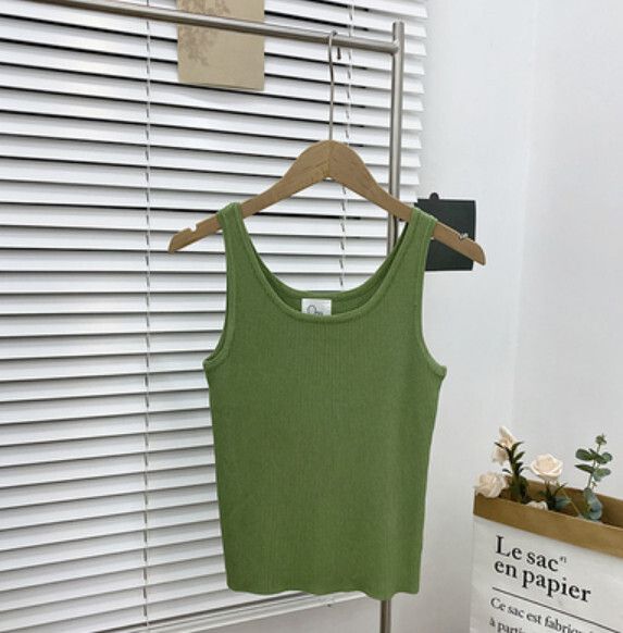 工字針織背心（果綠色）【均碼】#F148048943