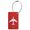 Purple aluminum alloy luggage tag brushed luggage accessories travel supplies