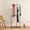 Floor mounted coat hanger -9300 (black)