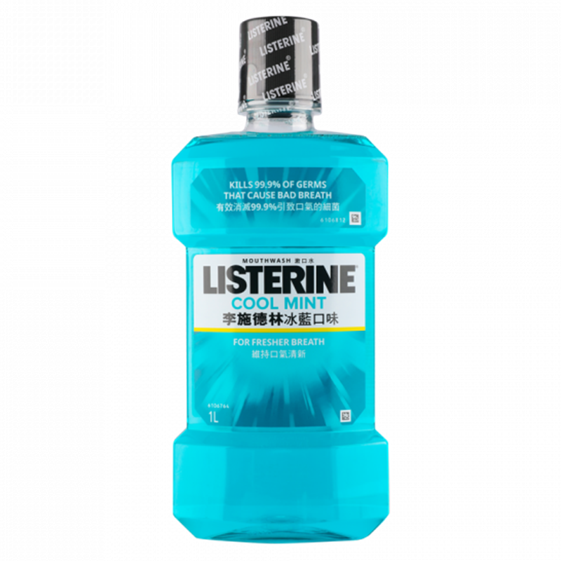 LISTERINE MOUTHWASH COOL MINT 1L（4891080912125）