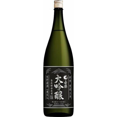 F16814 白鶴大吟釀1.8L生貯藏清酒一度火入 (酒精度 15%)