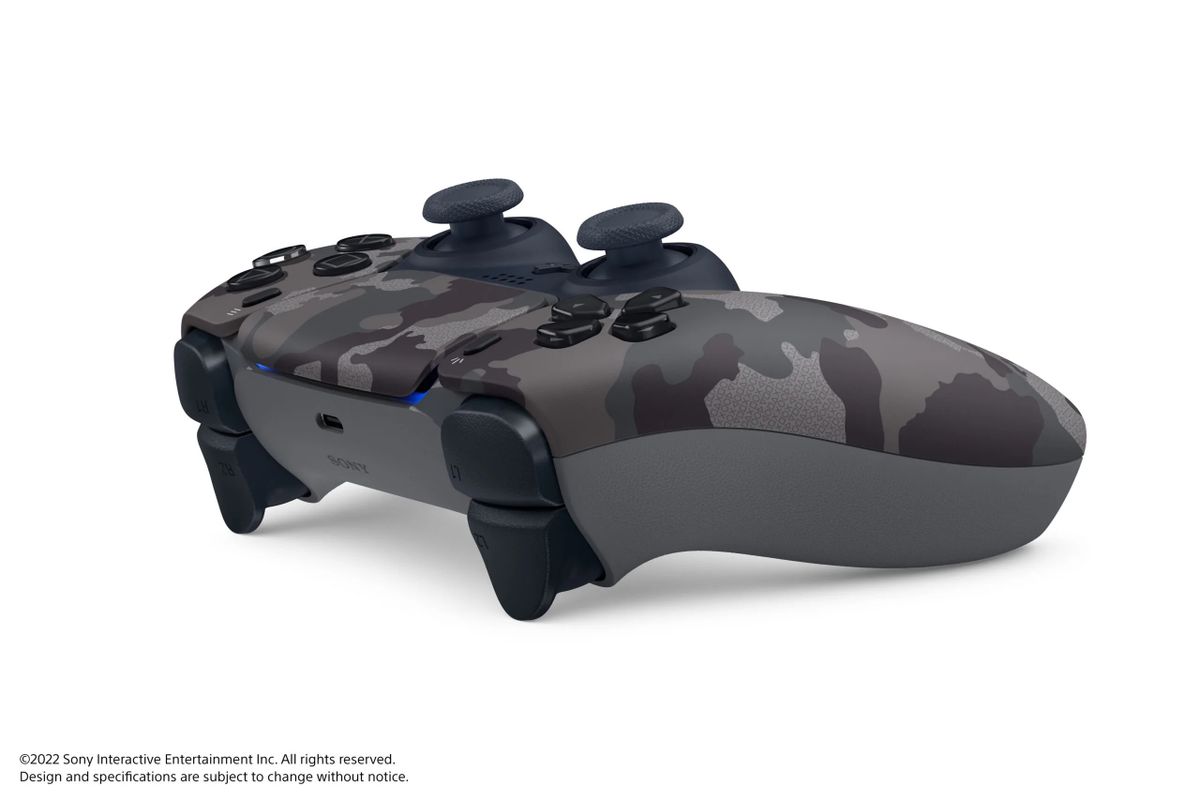 ps5 gray camo controller