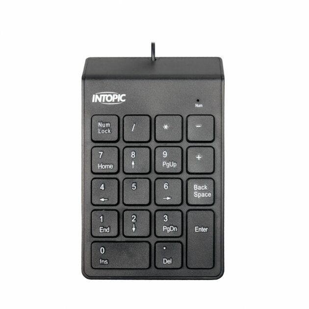 INTOPIC | KBD-N91 Number Pad Slim Keyboard Pad USB Numpad | HKTVmall ...