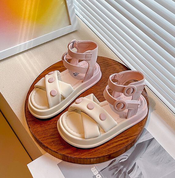 兒童凉鞋【26-36碼】【粉紅色-902】(下單後聯絡客服確認發貨尺碼) #F246010133