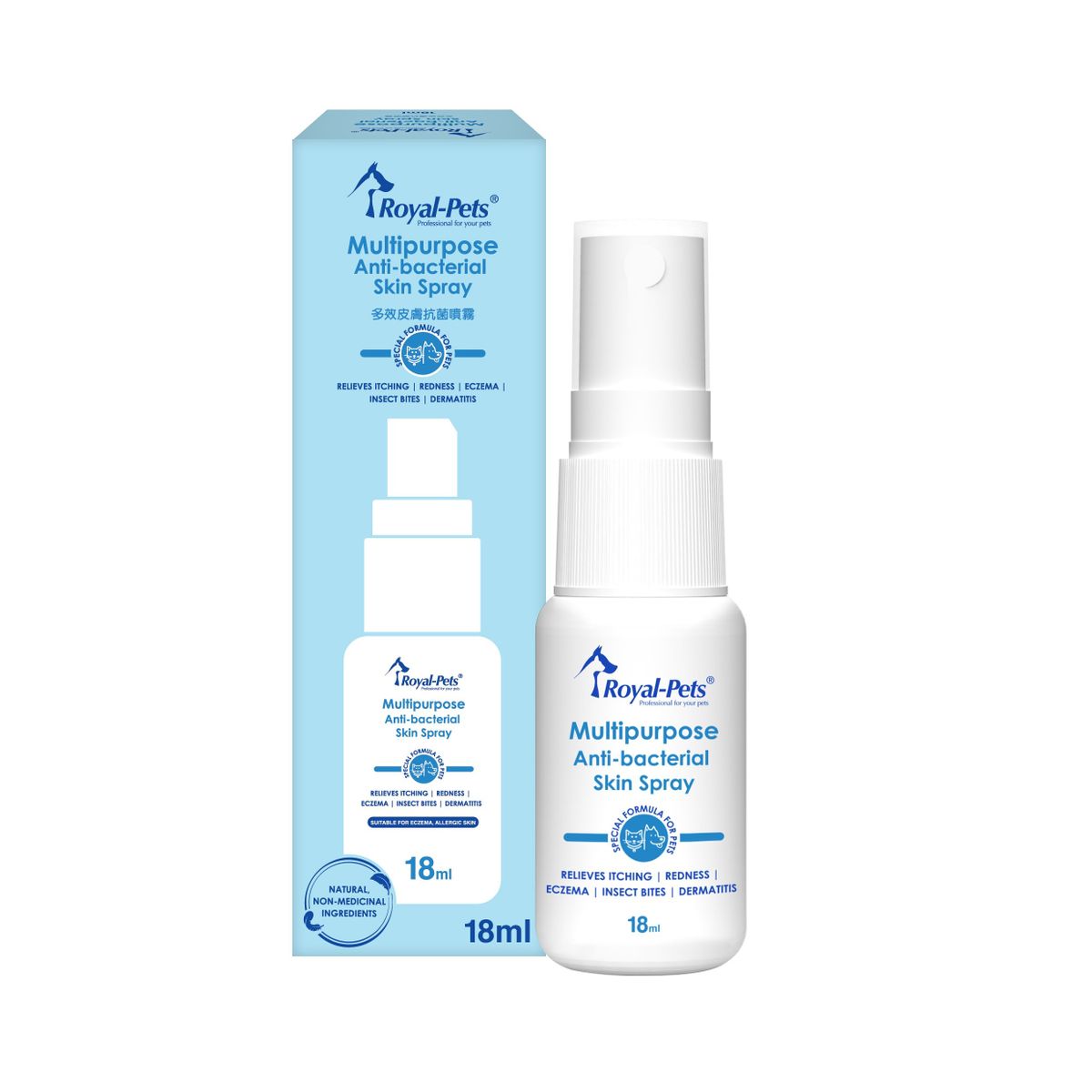 [贈品]多效皮膚抗菌噴霧18ml