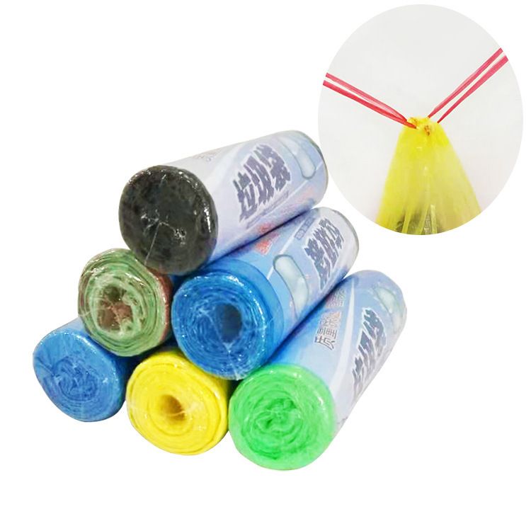 Portable Garbage Break AA | Disposable Drawstring Garbage Bag Color Dot Break Portable Garbage ...