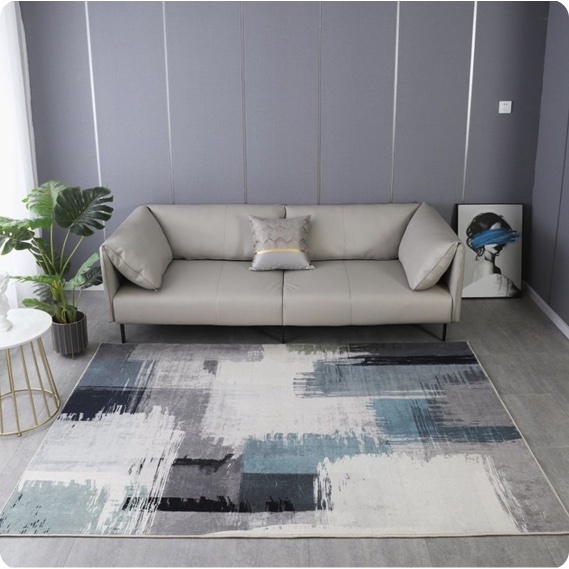 北歐加厚客廳毛絨地毯（款8）長160cm*寬120cm