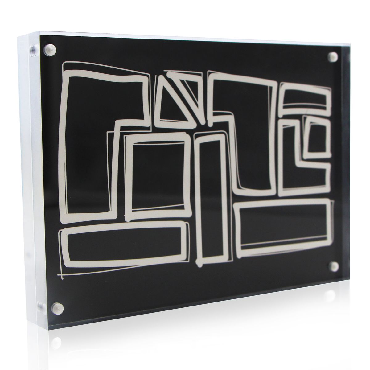 磁石亞加力相架、亞克力座檯相架-5R, 5x7" [APF5712]