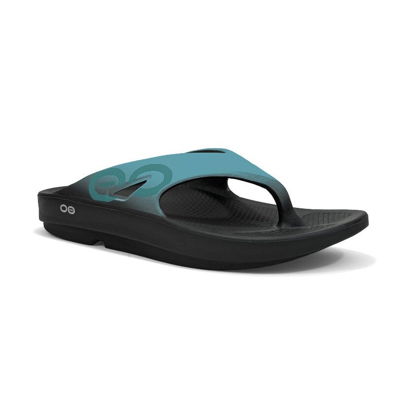 OOFOS OOriginal Sport Recovery Sandal Aqua M4 W6 Size 37