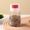 Green glass seasoning bottle push-type