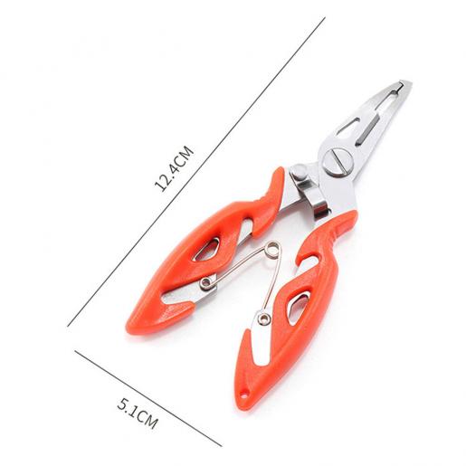 Stainless Steel Fishing Pliers Scissors Line Cutter Split Ring