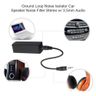 3.5mm AUX Audio Ground Loop Isolator Cable Noise FilterKiller Car Accessory
