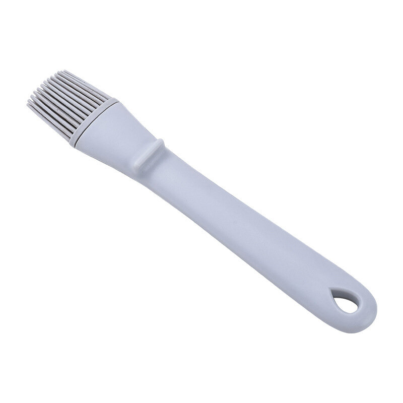 Silicone Oil Brush, Basting Pastry Brush for Oil Butter Spread, Marinades, Baste, BBQ, Grill (Grey)