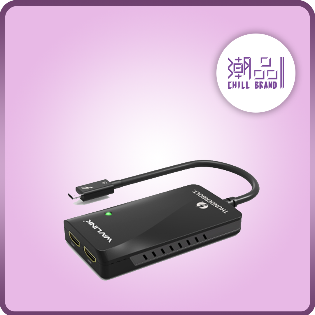 Wavlink Thunderbolt 3 To Dual HDMI Adapter 接駁器 - WL-UTA01H [香港行貨]