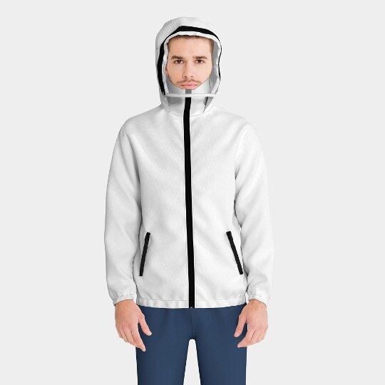 殺菌技術可拆式防疫面罩外套