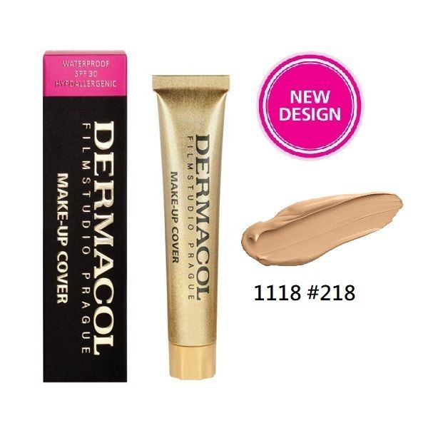 Dermacol make-up cover 30g-#218 Waterproof extreme coverage Hypoallergenic Preservative-free SPF30