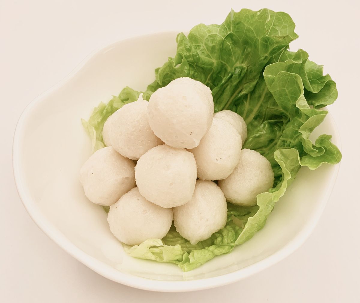 馬來西亞細白魚丸 (急凍-18℃) 鮮魚製造魚蛋