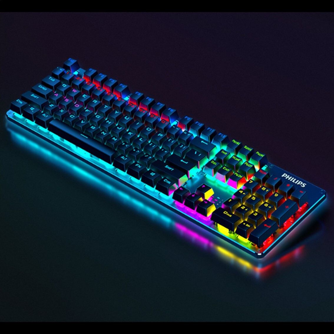 飛利浦 | 青軸炫彩混光機械鍵盤 keyboard 打機必備 SPK8401 [V99] | HKTVmall 香港最大網購平台