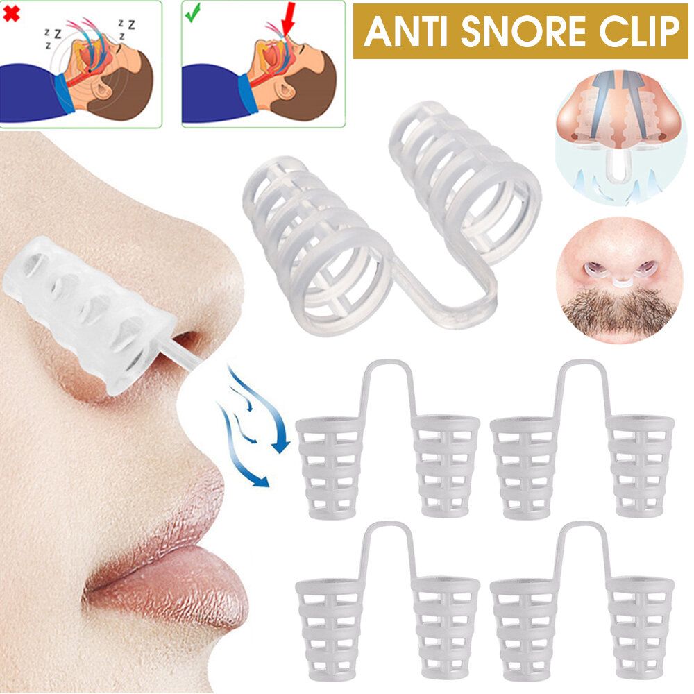 Stop Snoring Nose Vents Clip Anti Snore Sleep Apnea Nasal Dilators Device