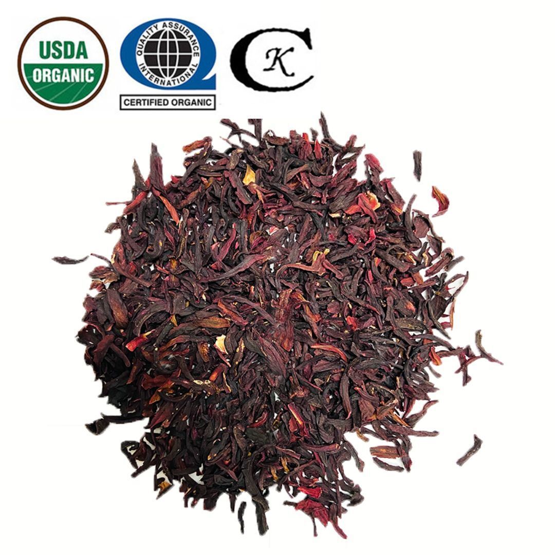 【Imported from USA|Origin Egypt】Organic Dried Hibiscus Flowers-Cut & Sifted/Roselles/Herbal Flower