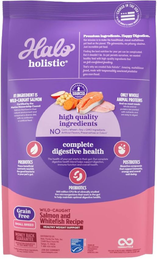 Halo healthy weight outlet dog food