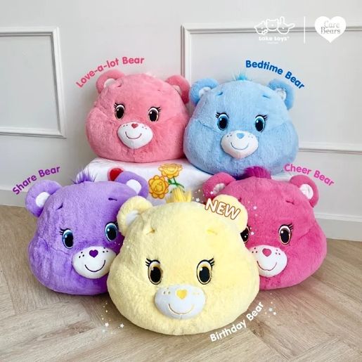 其他品牌| 泰國版Care Bears 枕頭暖手套連獨立被| 顏色: 淺藍