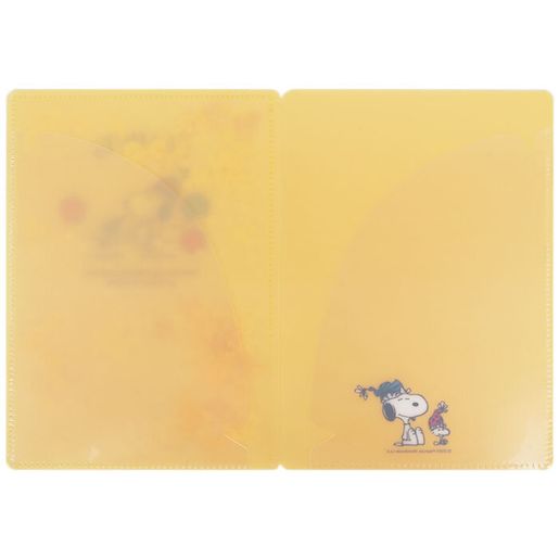 史諾比, Peanuts Snoopy Mask Holder Snoopy mase case (Yellow Party B6) Snoopy  clip folder Parallel Import