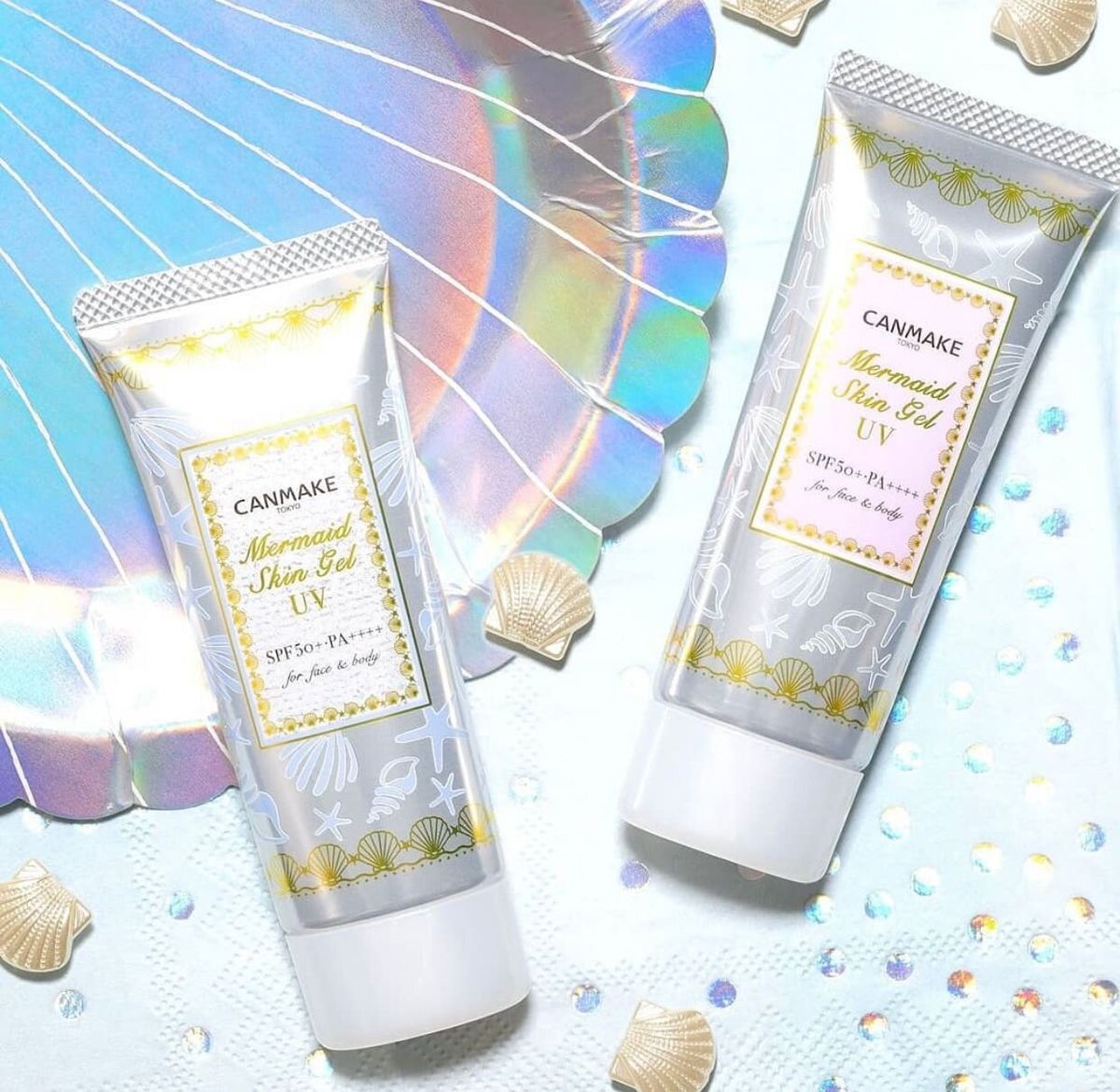 canmake mermaid skin gel uv clear