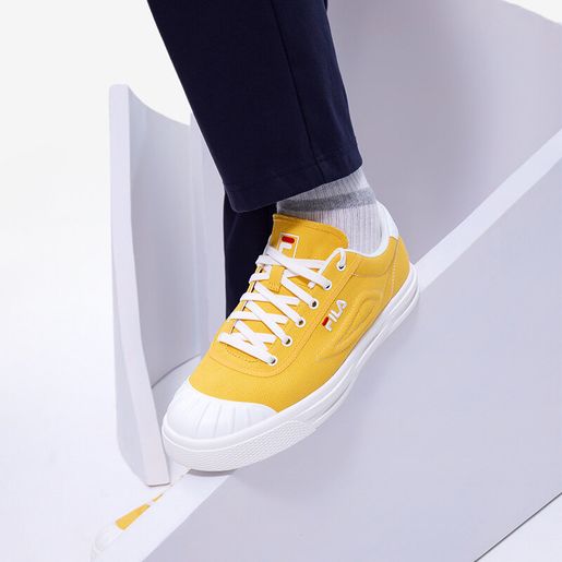 FILA Men s LUKE Classic Canvas Sneakers Color Yellow Size 44.5 HKTVmall The Largest HK Shopping Platform