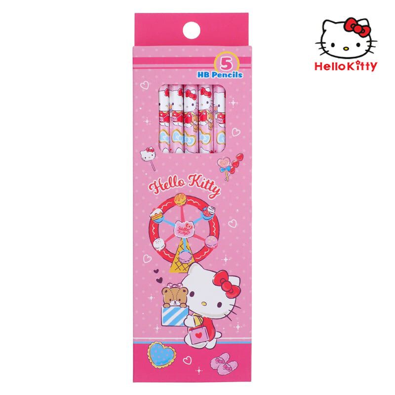 Hello Kitty HB Pencil-Hexagon Shape (5 Pcs)