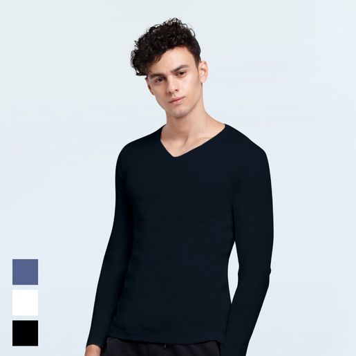 Mens thermal v on sale neck