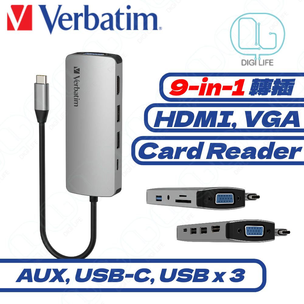 USB 3.2 Gen 1 Type C Adaptor - Verbatim Hong Kong