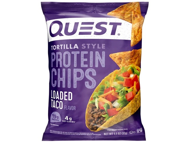 Protein Tortilla Chips - Loaded Taco 32g x 4