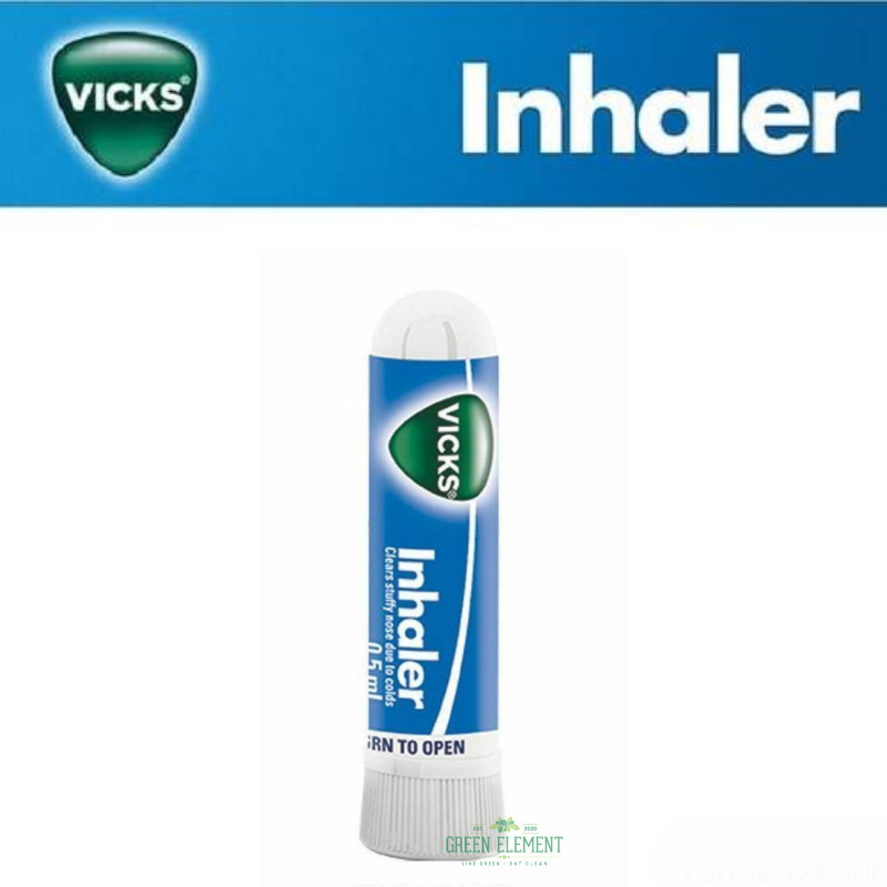 Vicks Inhaler Nasal Stick 0.5ml Set of 12 Free Shipping
