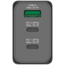 3 端口 65W PD 3.0 和 QC 3.0 GaN 旅行充電器 [USB TYPE C x 2 & USB TYPE A] (66963) 便攜 充電器 叉電器 國際轉插 快充 原裝行貨