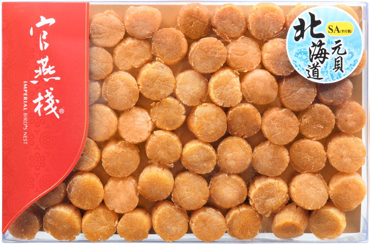 北海道小元貝[70-80粒](半斤/盒)