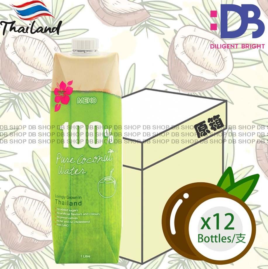 [Full Case] 100% Pure Coconut Water Drink (1L X 12)
