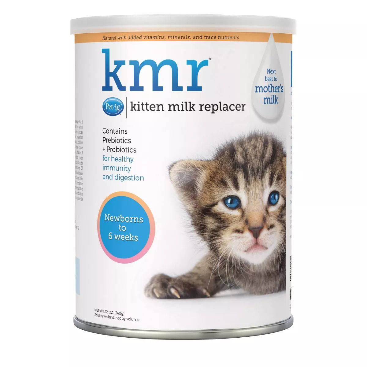 PetAg Kmr Kitten Milk Replacer Food Supplement For Cat 12OZ exp