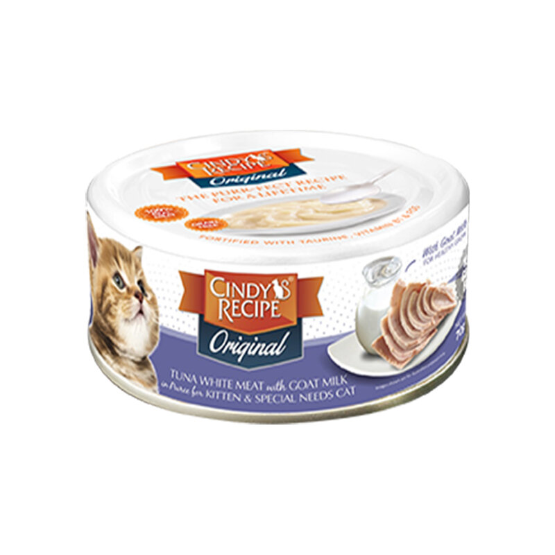 Tuna + Goal Milk Mousse For Kitten Cat Canned 70g CR-50