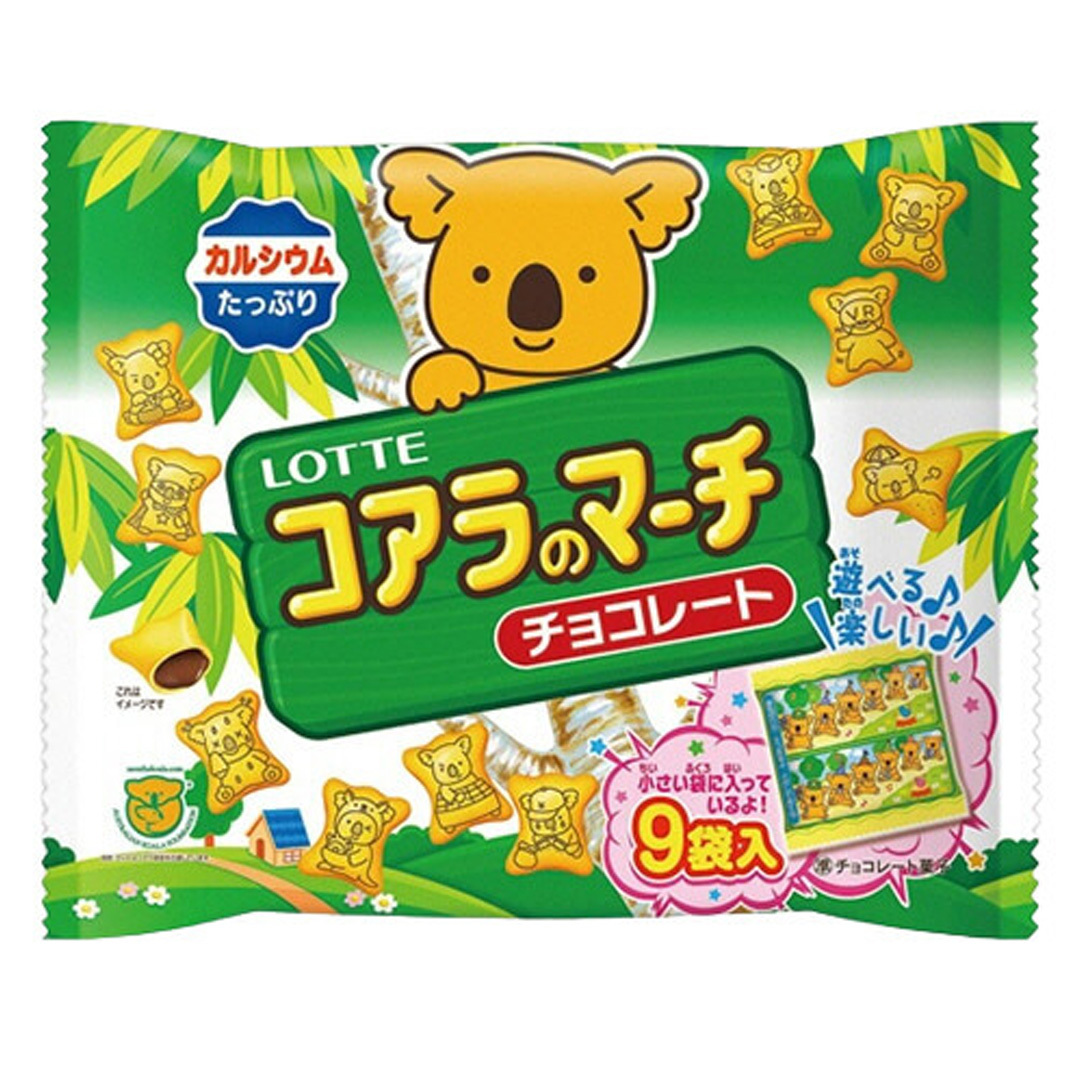 日本版樂天家庭裝熊仔餅(9袋入)108g