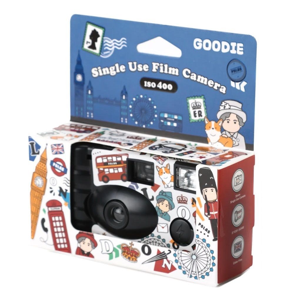 PANDA CAMERA Polab Goodie 35mm 27exp Single Use Camera United Kingdom