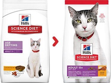 HILLS Hill s Science Diet Adult 11 dry cat food 3.5lbs 1462