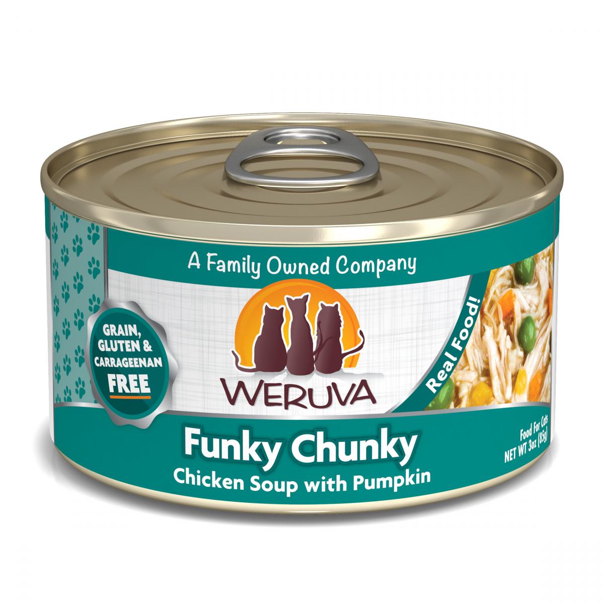 Funky Chunky Chicken Soup & Pumpkin Cat Canned  85g